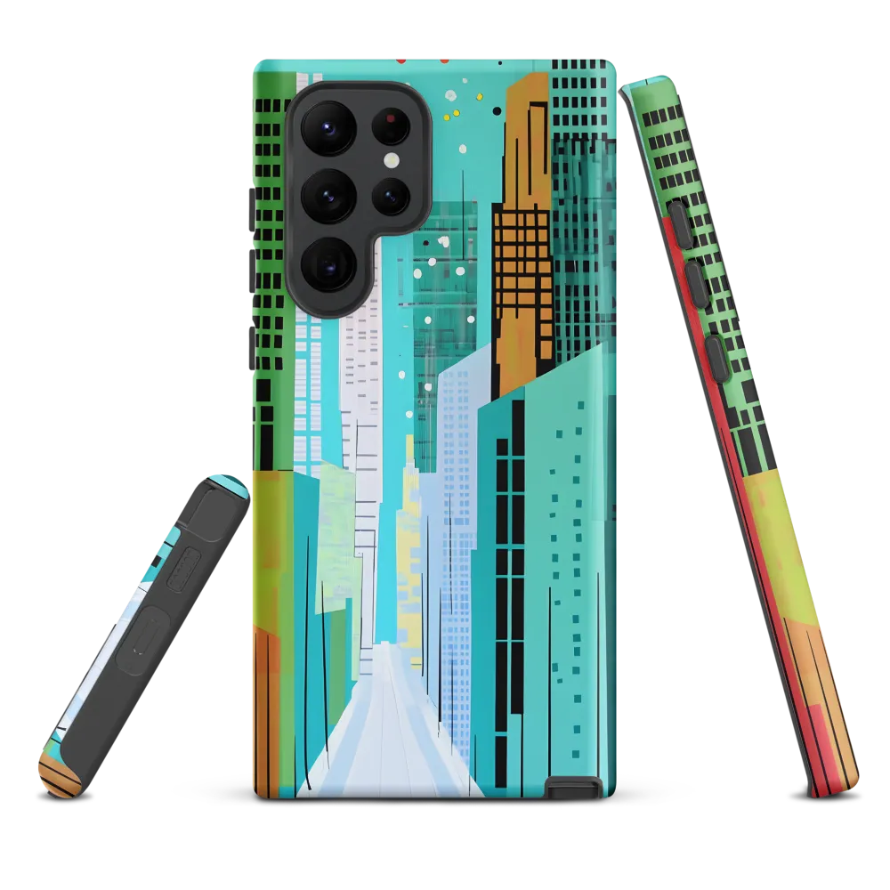 Urban Symphony in Turquoise