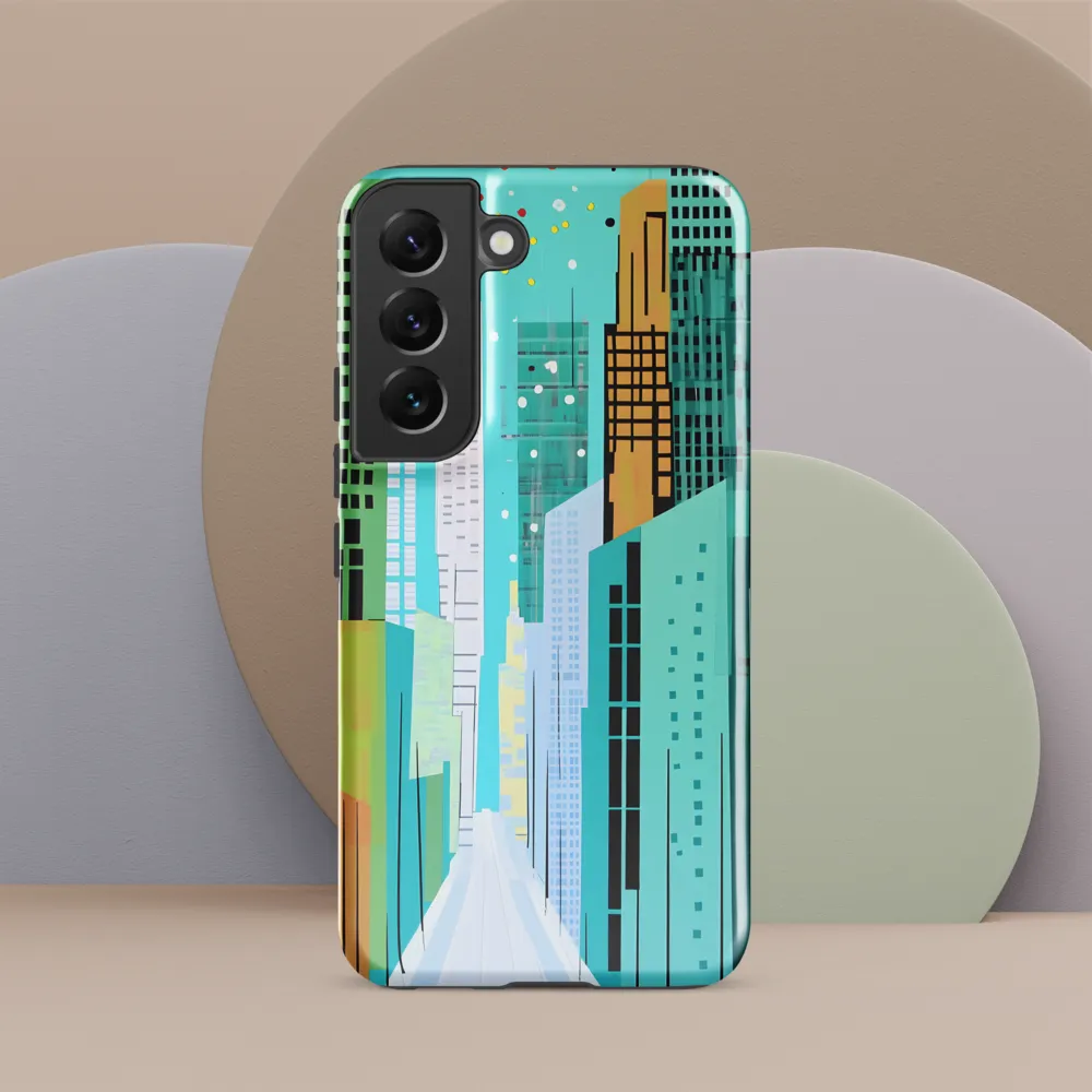 Urban Symphony in Turquoise
