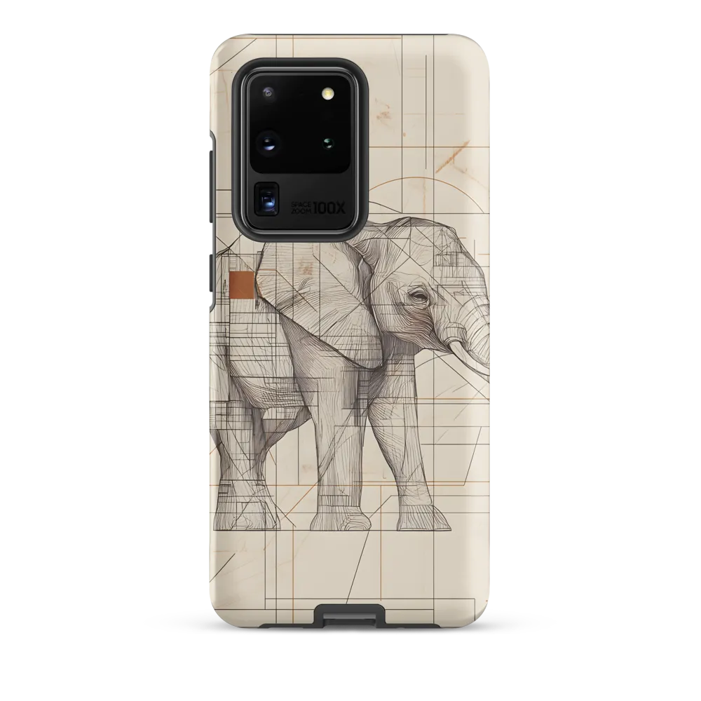 Geometric Elegance: The Steel Elephant