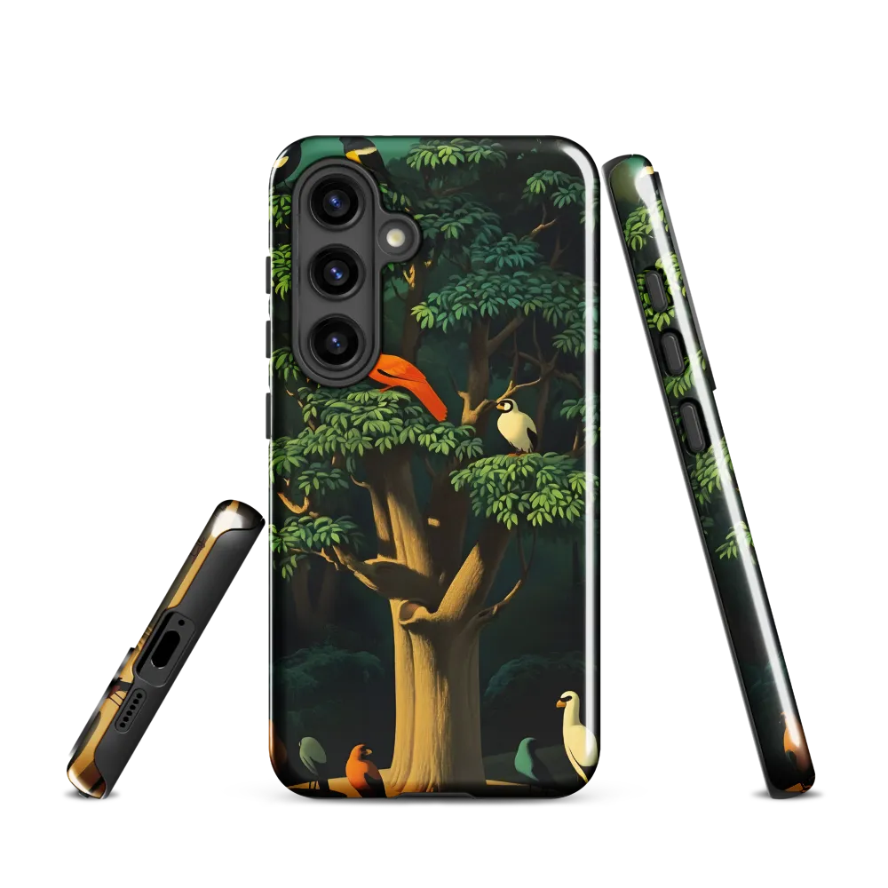 Harmony in Color: A Surreal Bird Symphony