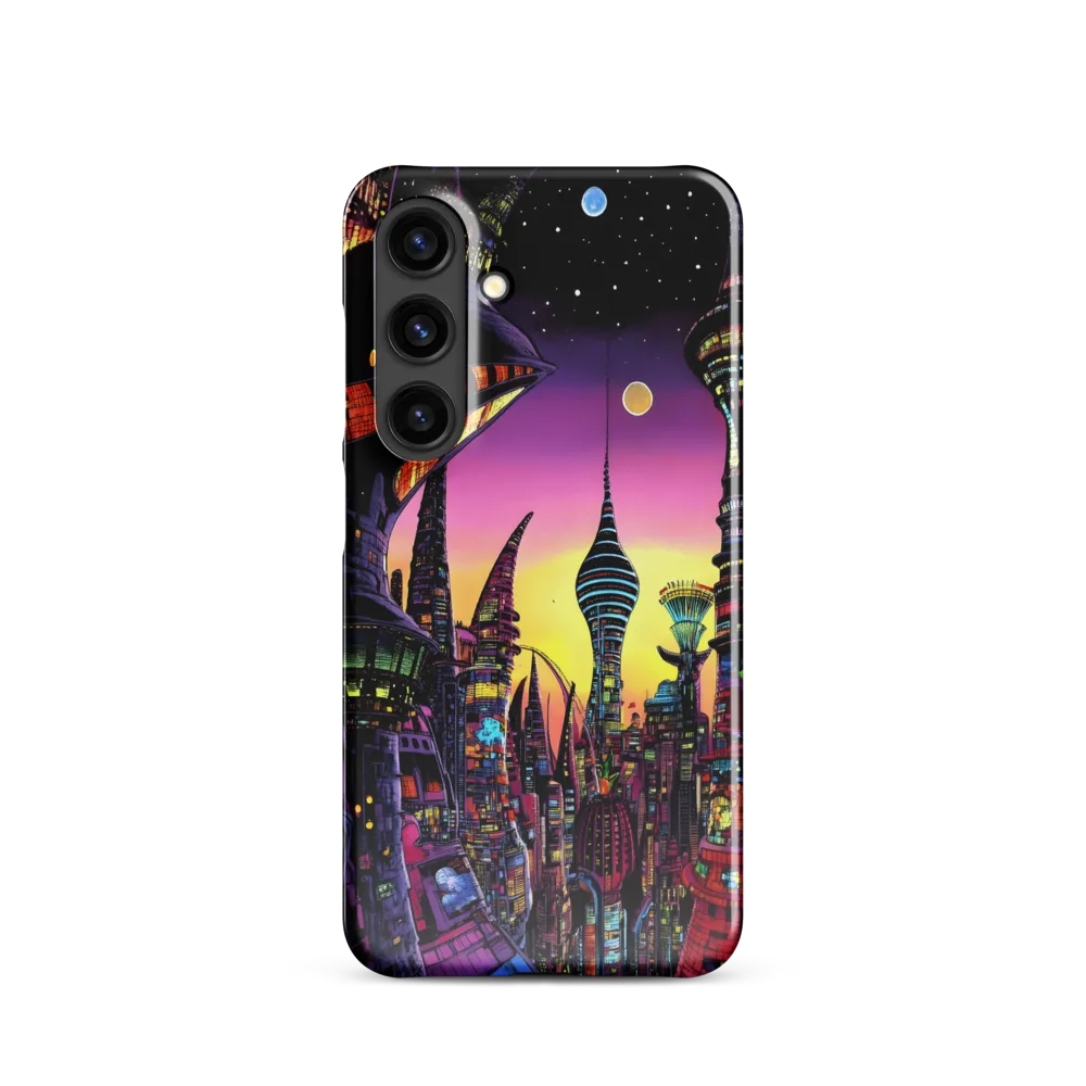 Futuristic Cityscape at Dusk