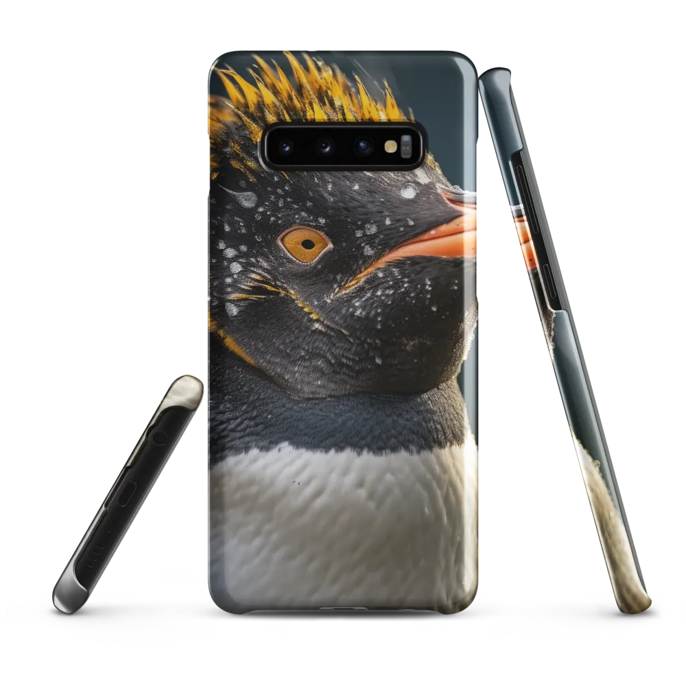 Silent Majesty: A Portrait of the Penguin | Phone Case |  S10 Plus | Snap Case | Glossy