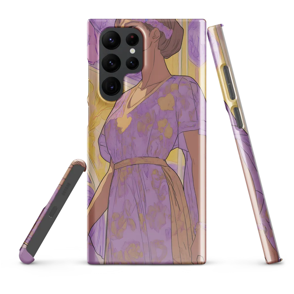 Elegance in Floral Harmony | Phone Case |  S22 Ultra | Snap Case | Glossy
