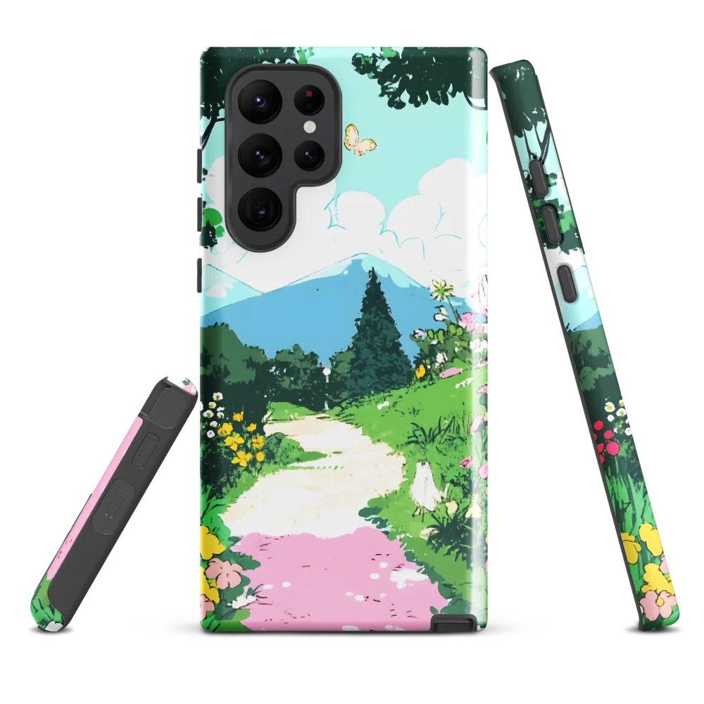A Serene Journey Through Nature | Phone Case |  S22 Ultra | Tough Case | Glossy