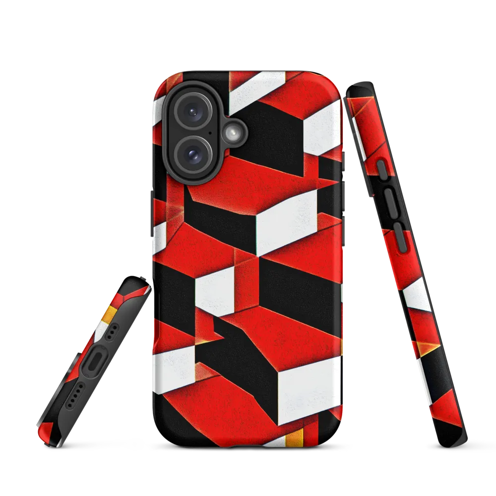 Dynamic Geometric Interplay | Phone Case