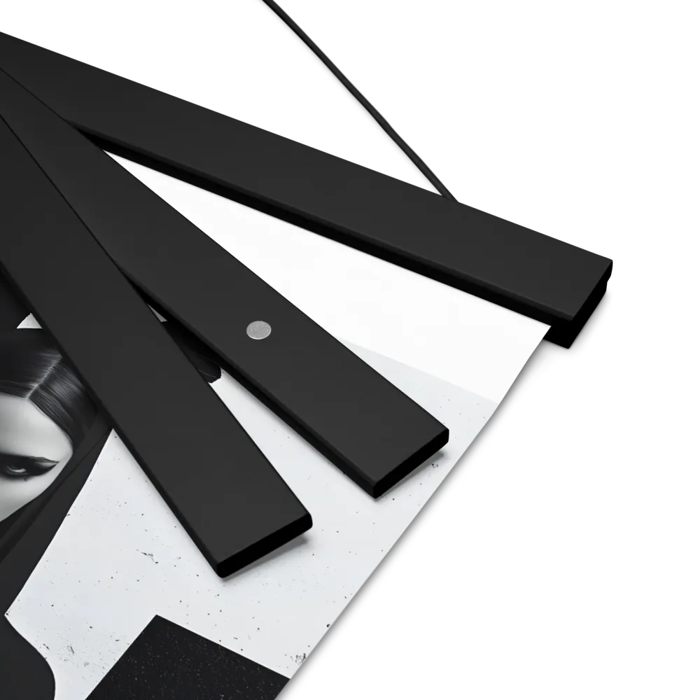 Whispers of Darkness | Poster With Black Wood Hanger | 8″×10″