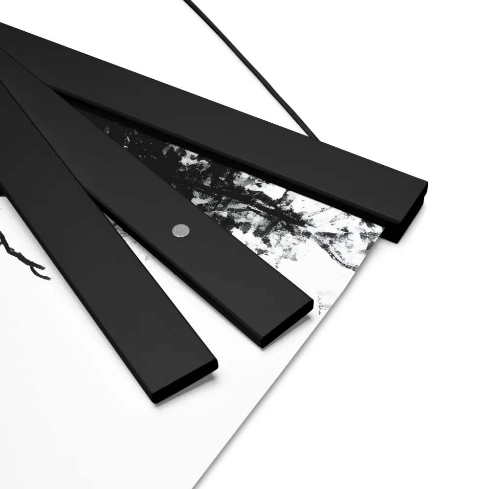 Whispers of Nature | Poster With Black Wood Hanger | 12″×12″