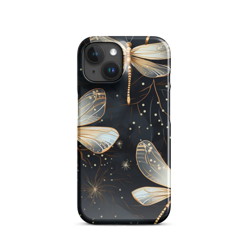 Ethereal Dance: Dragonflies in a Midnight Garden
