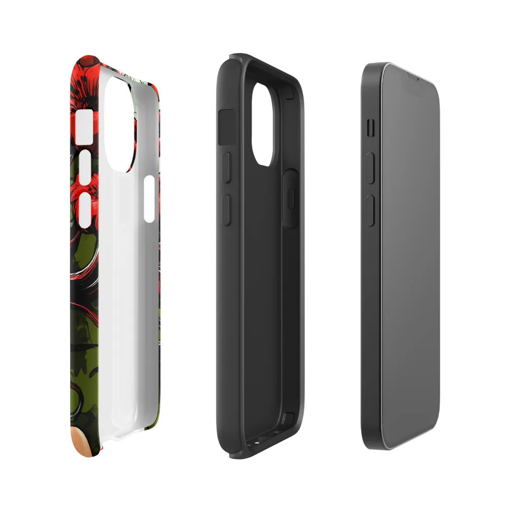 Harmony Among Blooms | Phone Case |  13 mini | Tough Case | Glossy
