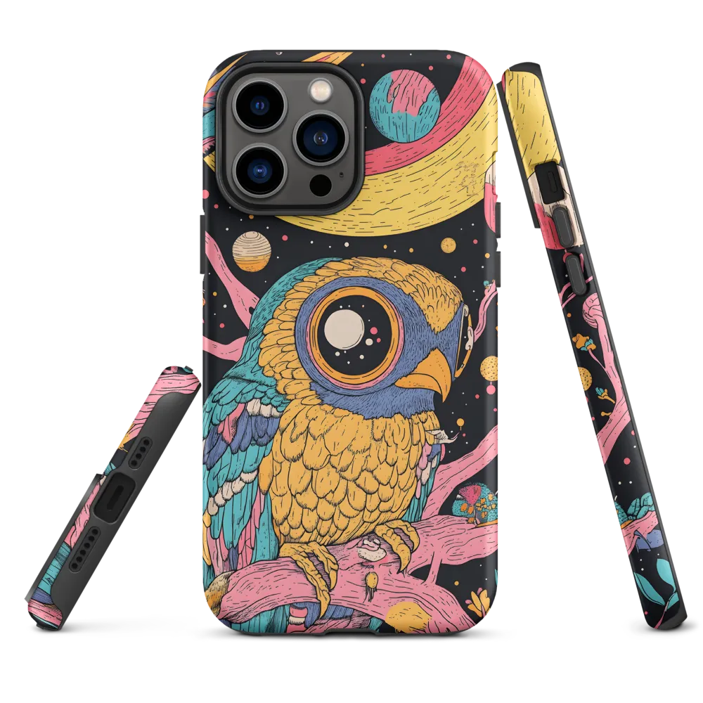 Whimsical Cosmic Owl