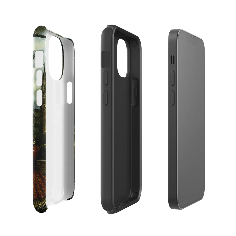 The Confrontation: Dragon vs. Wizard | Phone Case |  13 mini | Tough Case | Glossy