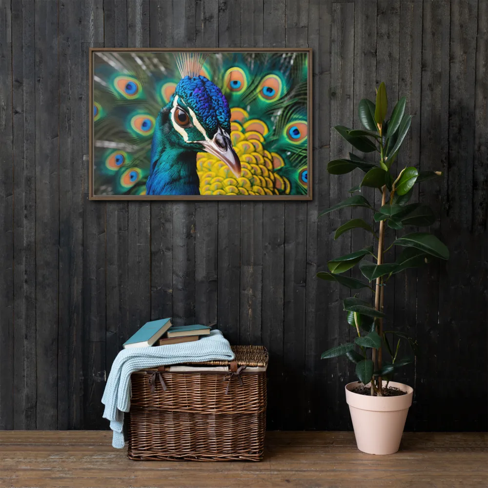 Majestic Display of Nature | Canvas with Brown Frame | 24″×36″