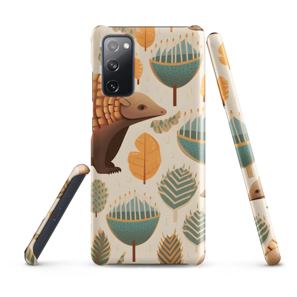 Pangolins in a Whimsical Habitat | Phone Case |  S20 FE | Snap Case | Matte