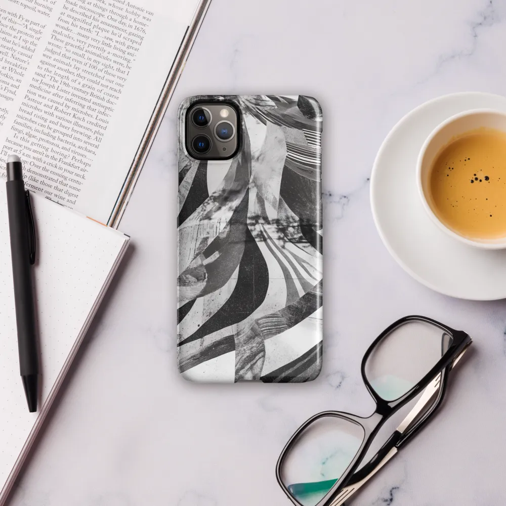 Fluidity in Monochrome | Phone Case |  11 Pro Max | Snap Case | Glossy