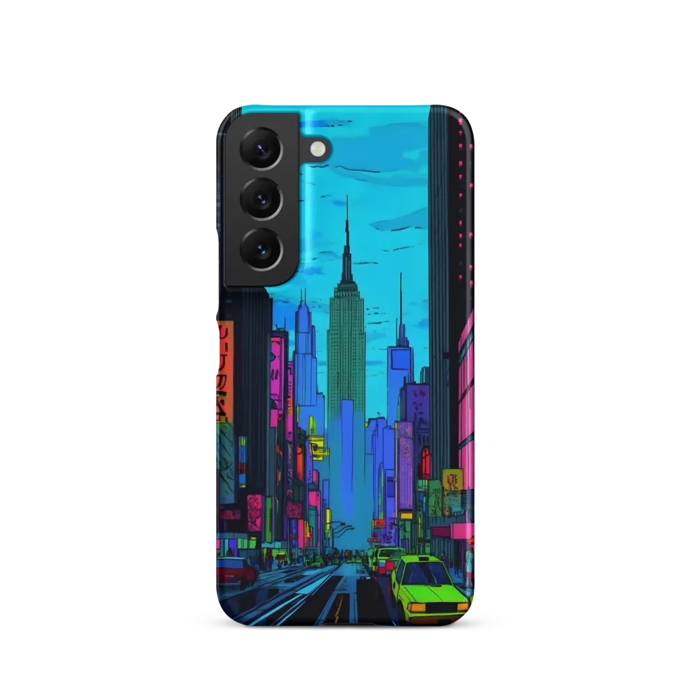 Neon Dreams of the City | Phone Case |  S22 | Snap Case | Matte
