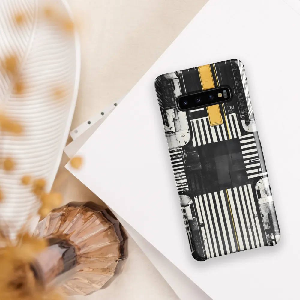 Urban Symphony: Aerial Intersection | Phone Case |  S10 Plus | Snap Case | Glossy