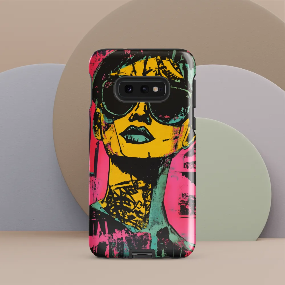 Confident Portrait in Neon Colors
