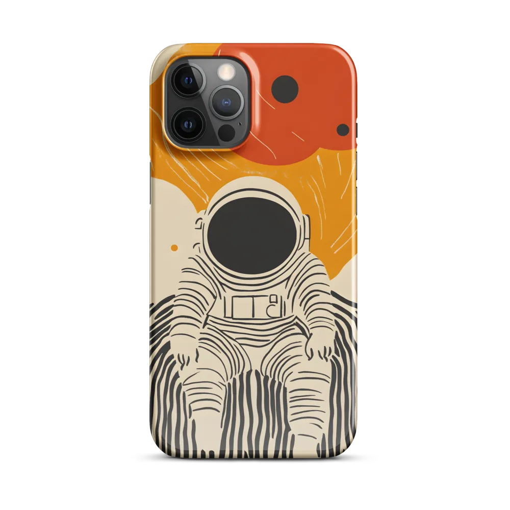 Astronaut in Cosmic Thoughts | Phone Case |  12 Pro Max | Snap Case | Glossy