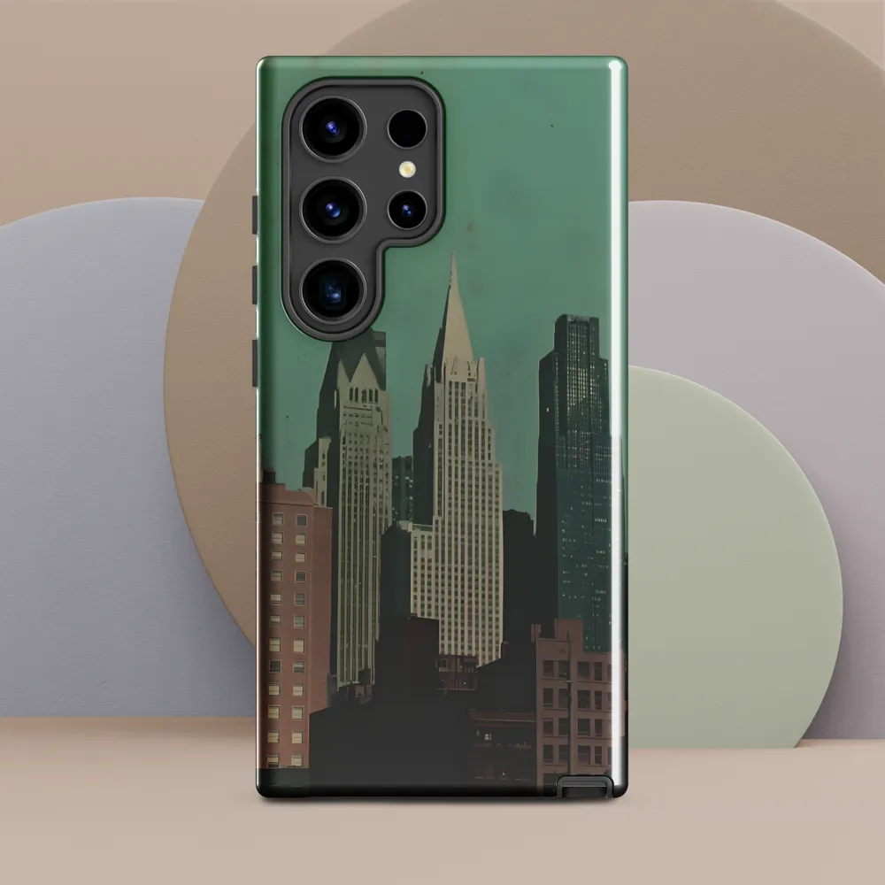 Urban Nostalgia: A Retro Cityscape