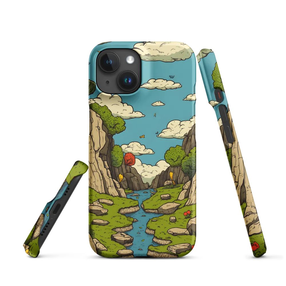 Whimsical Serenity: A Canyon Landscape