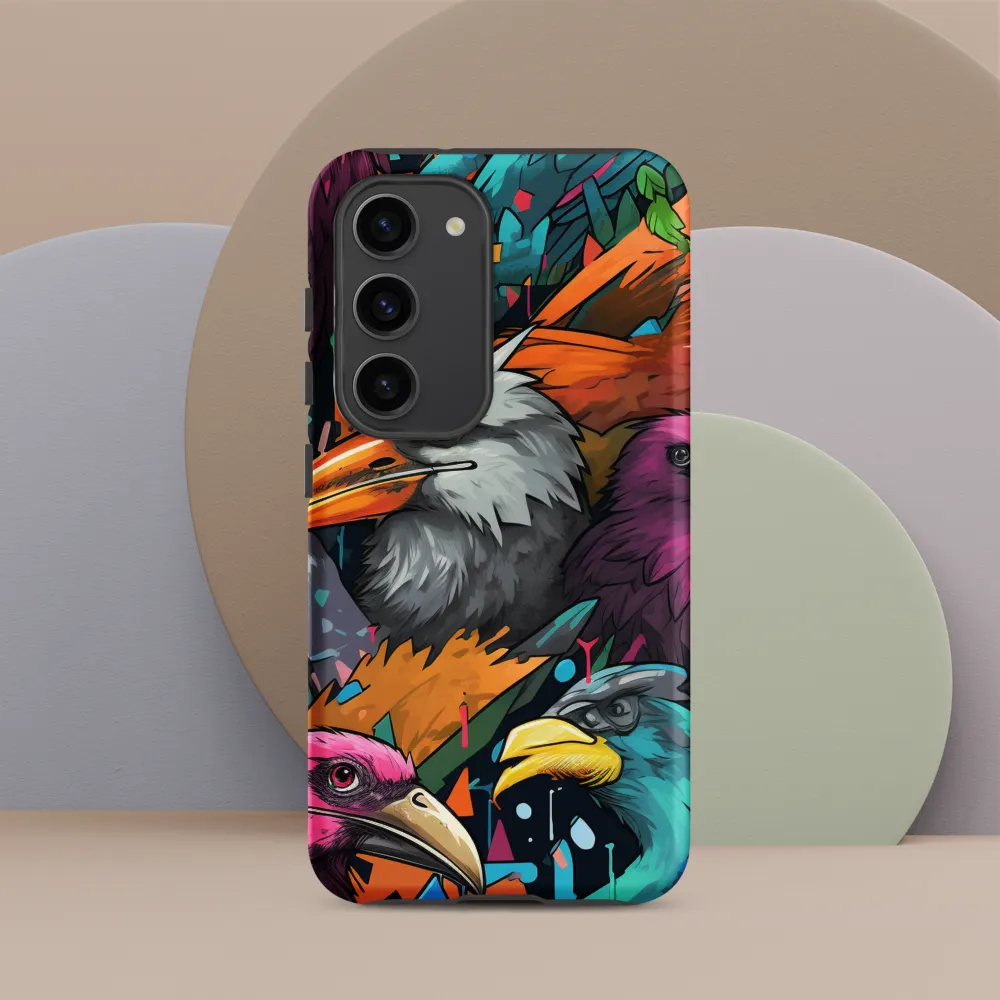Avian Vortex: A Celebration of Color and Form