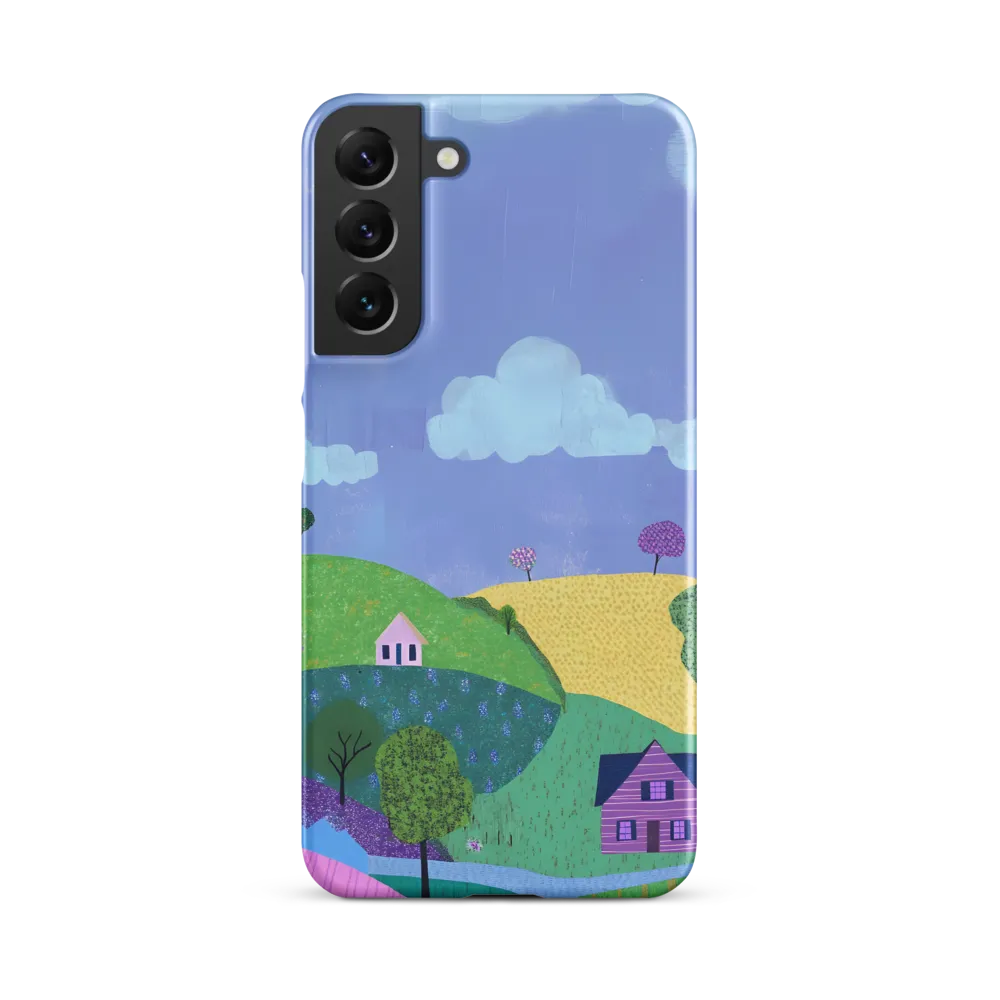 Whimsical Hills and Quaint Homes | Phone Case |  S22 Plus | Snap Case | Matte