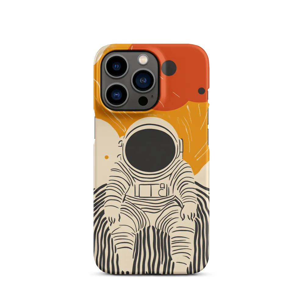 Astronaut in Cosmic Thoughts | Phone Case |  13 Pro | Snap Case | Matte