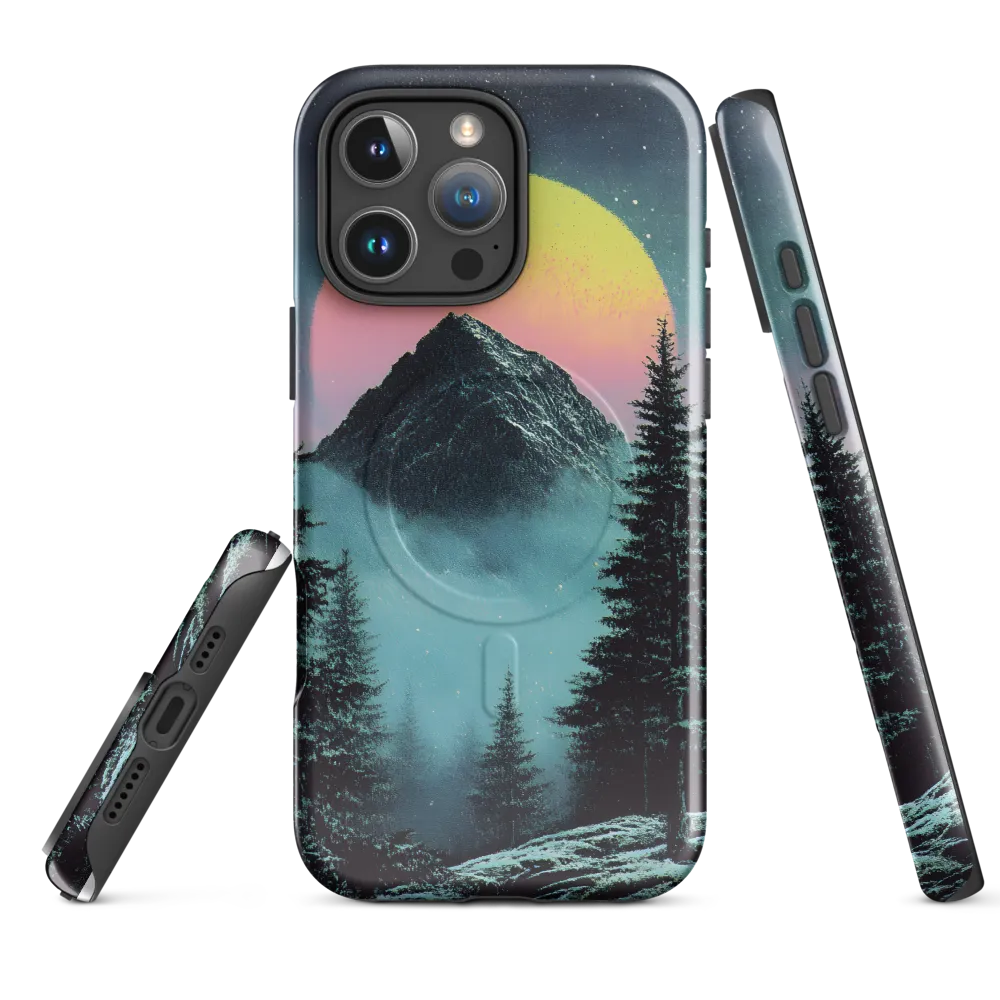 Ethereal Peaks Under Celestial Lights