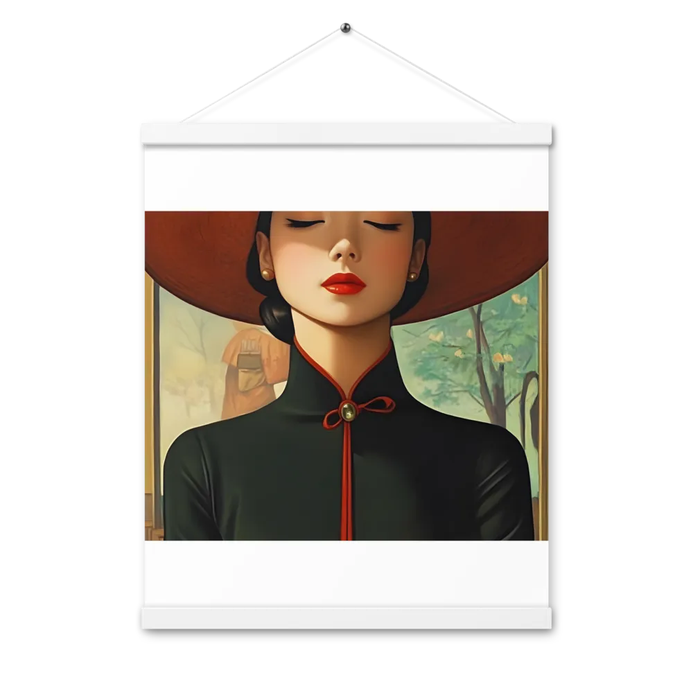 Elegance in Tranquility | Poster With White Wood Hanger | 16″×20″