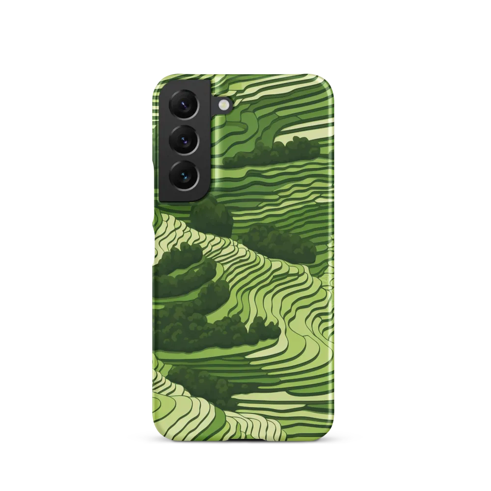 Waves of Green: An Abstract Landscape