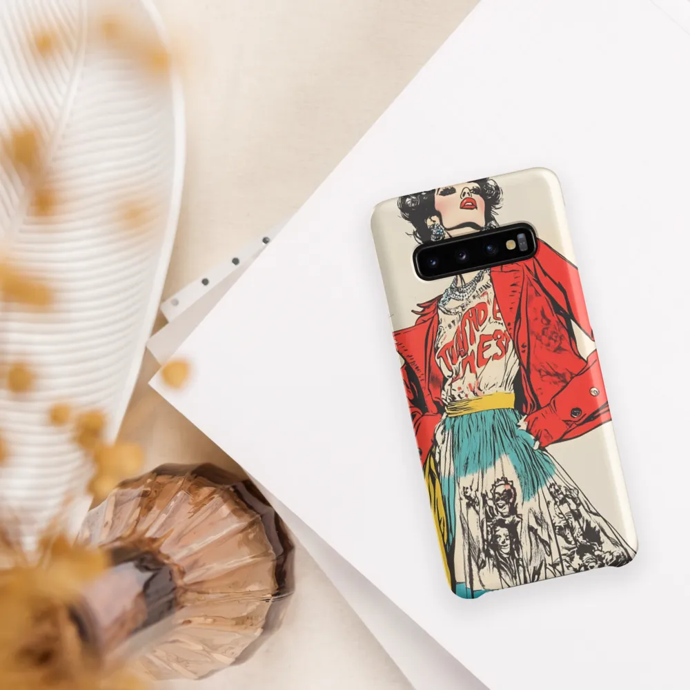 Vibrant Elegance: A Pop Art Fashion Statement