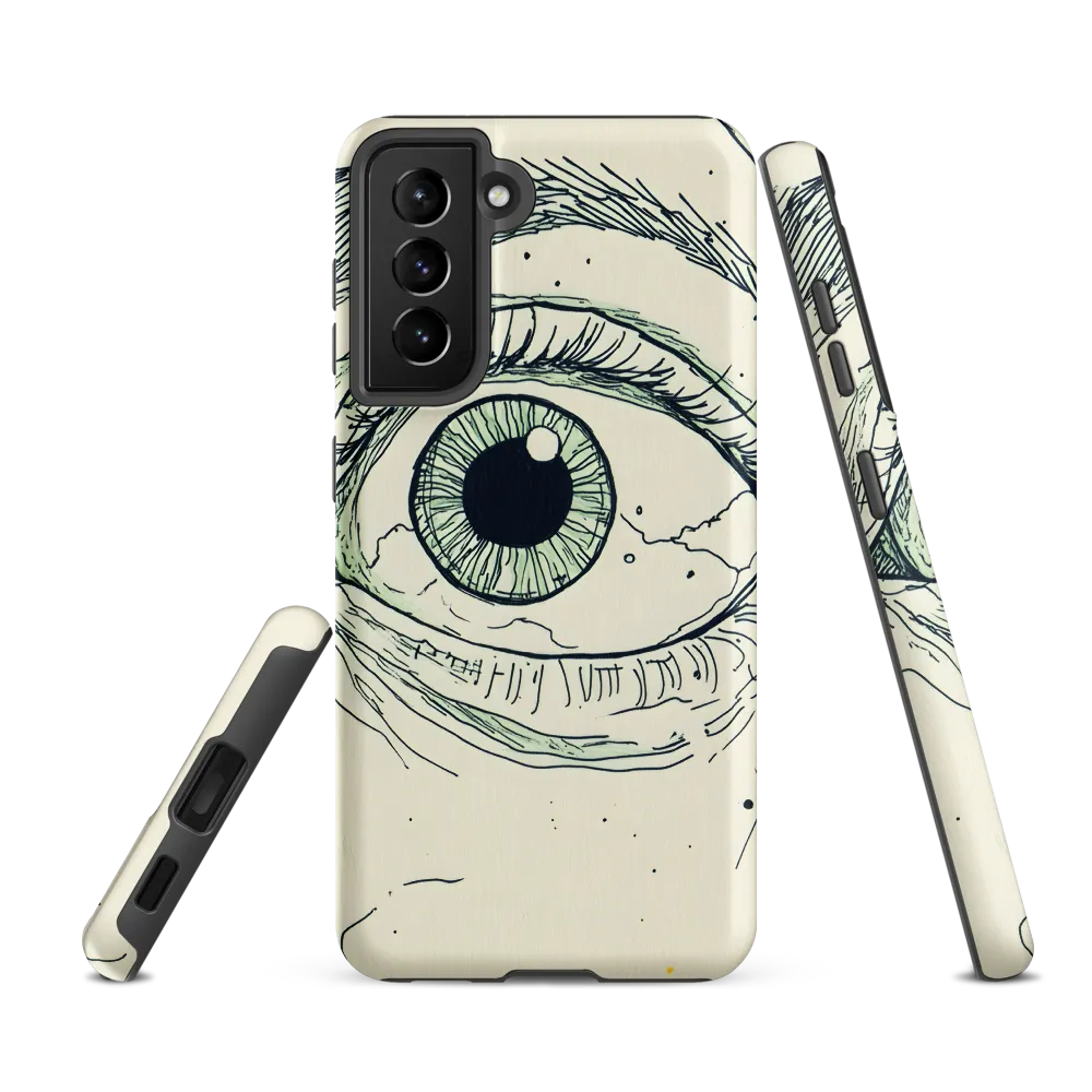 Observant Gaze | Phone Case |  S21 FE | Tough Case | Matte