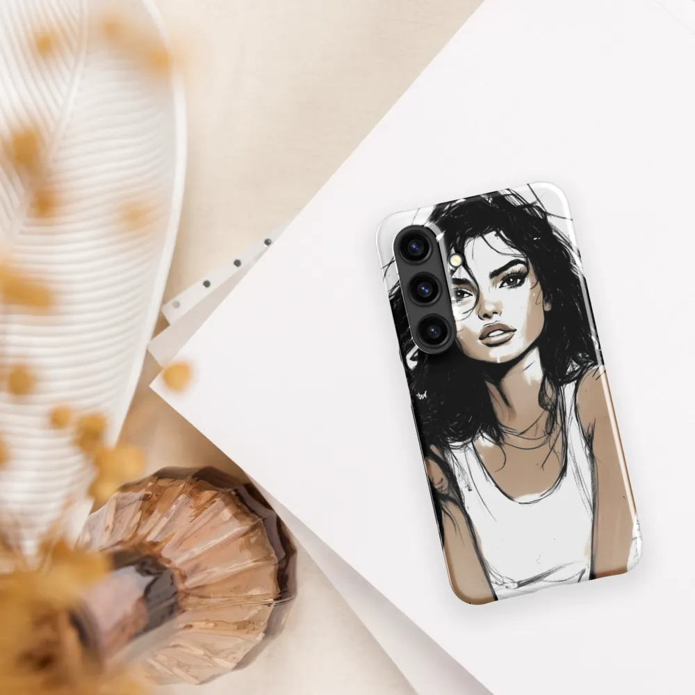 Whispers of Elegance | Phone Case |  S24 | Snap Case | Glossy