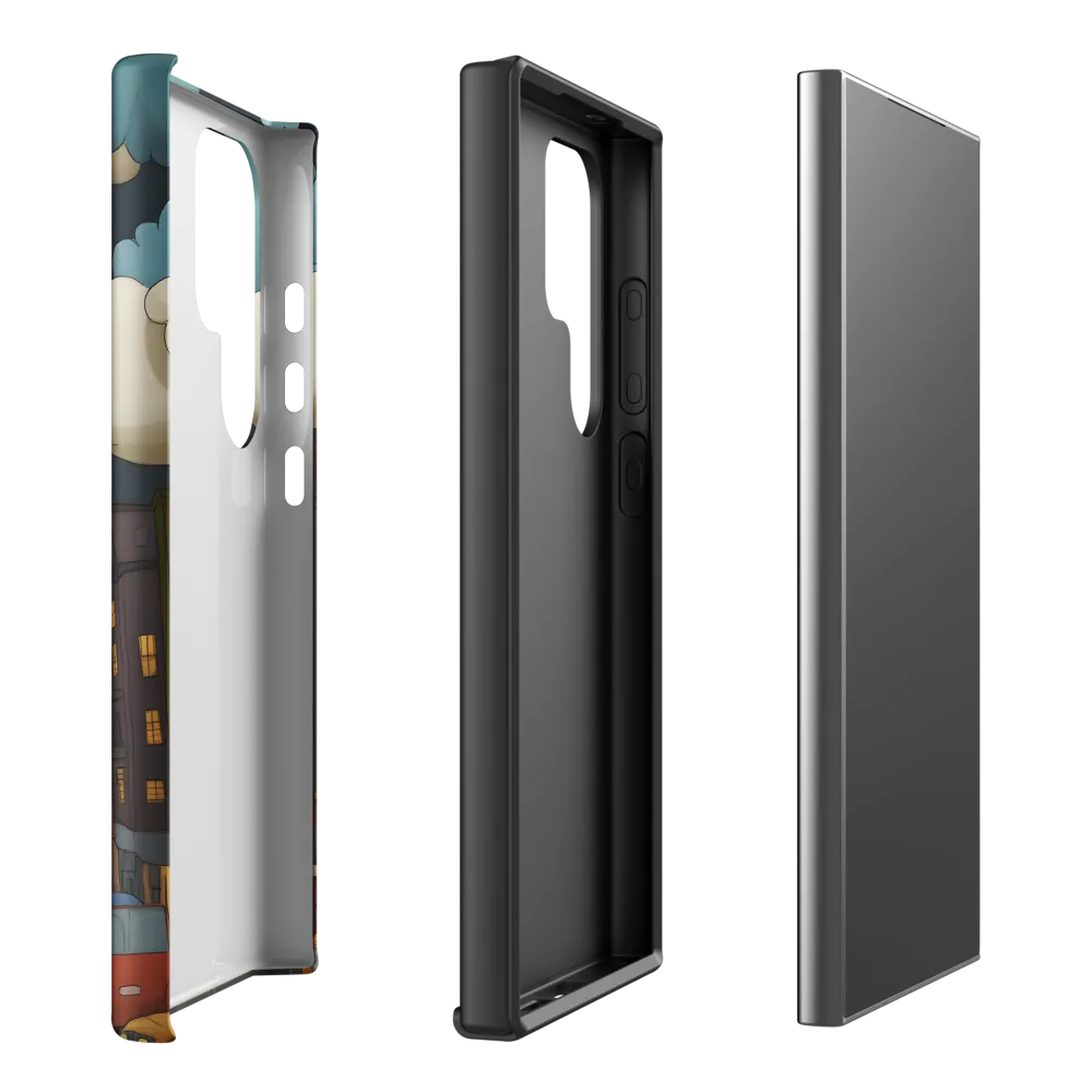Urban Symphony: A City Awakens at Dusk | Phone Case |  S24 Ultra | Tough Case | Matte