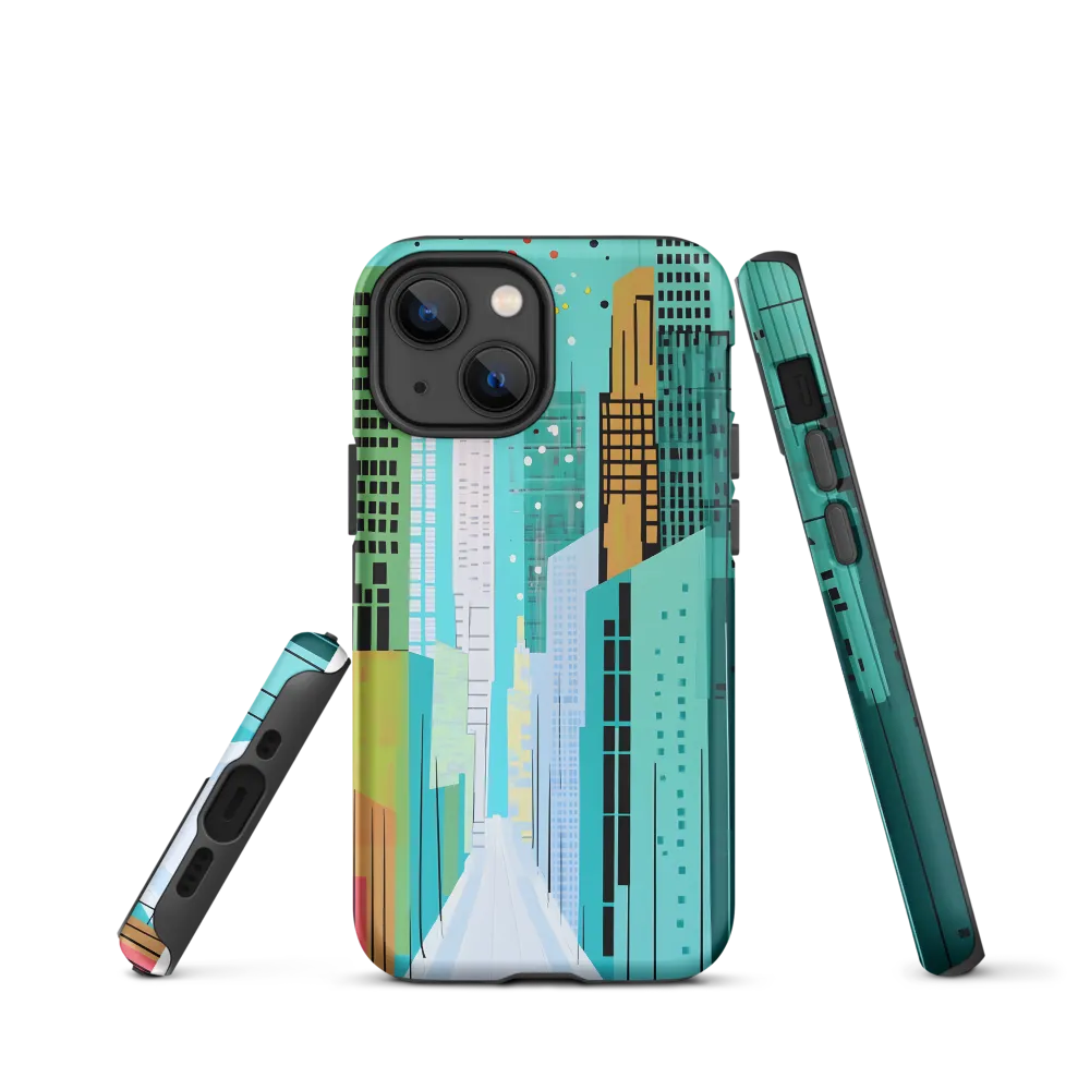 Urban Symphony in Turquoise