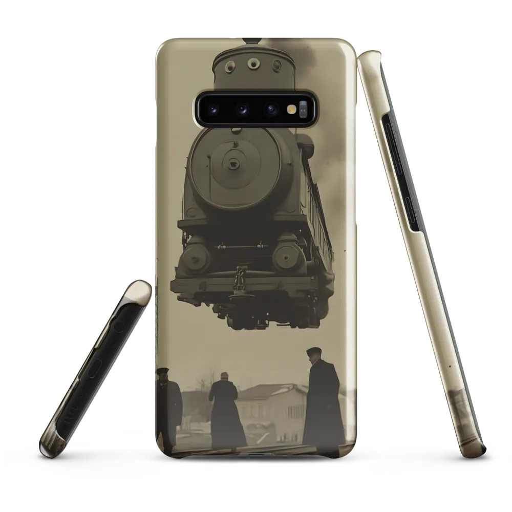 Suspended Reality: The Hovering Locomotive | Phone Case |  S10 Plus | Snap Case | Glossy