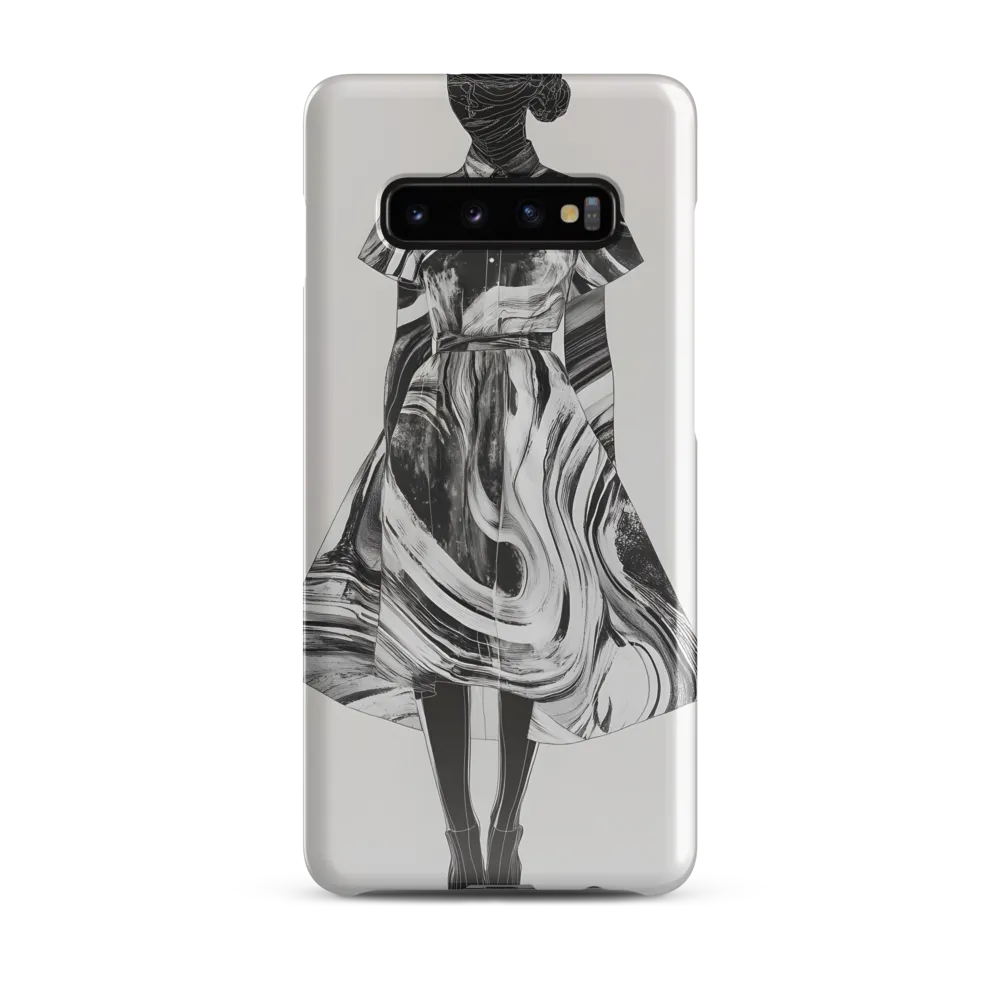 Whirls of Elegance: A Contemporary Fashion Design | Phone Case |  S10 Plus | Snap Case | Glossy