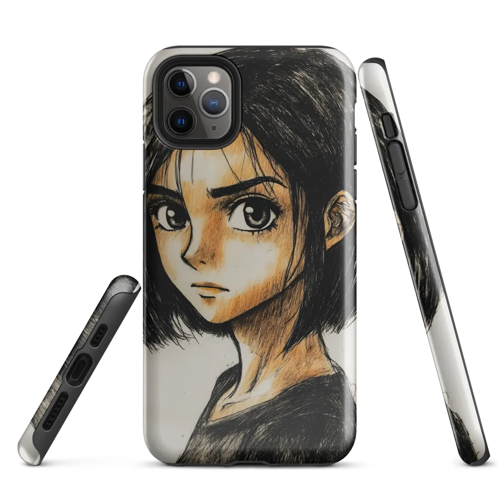 Portrait of Intensity | Phone Case |  11 Pro Max | Tough Case | Glossy