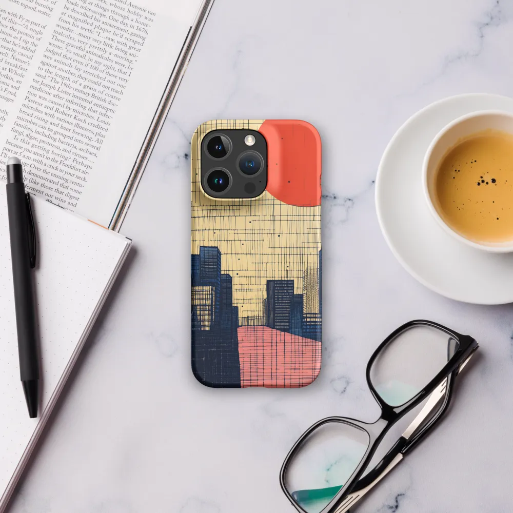 Urban Echoes: A Minimalist Cityscape