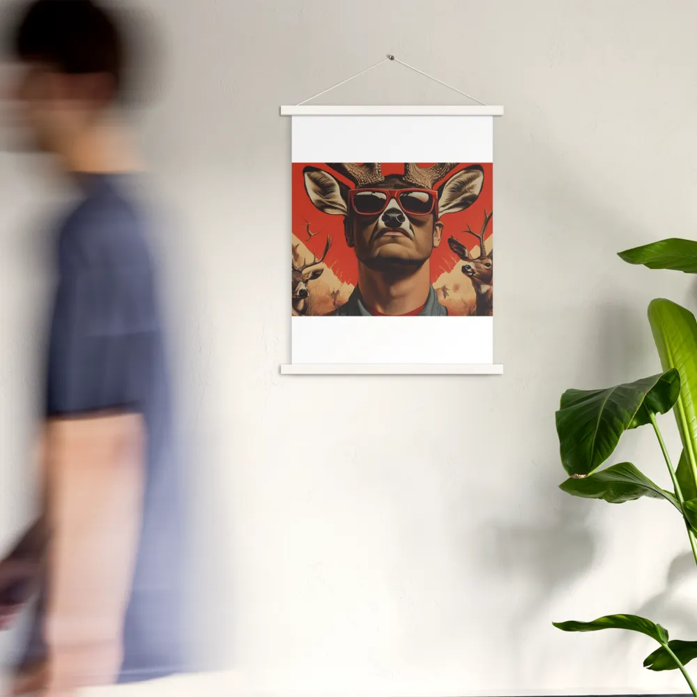 The Hunter's Spirit | Poster With White Wood Hanger | 18″×24″