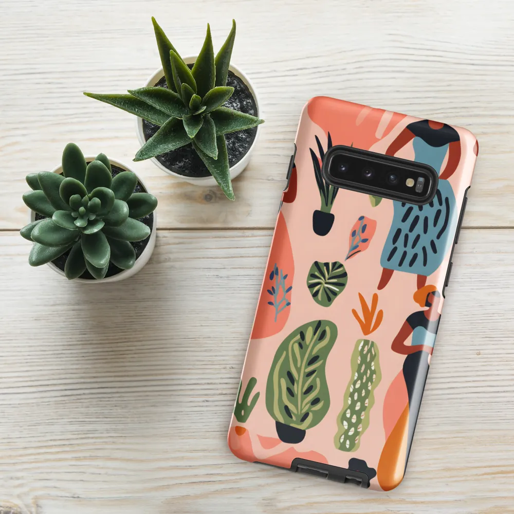 Harmony of Nature and Femininity | Phone Case |  S10 Plus | Tough Case | Glossy