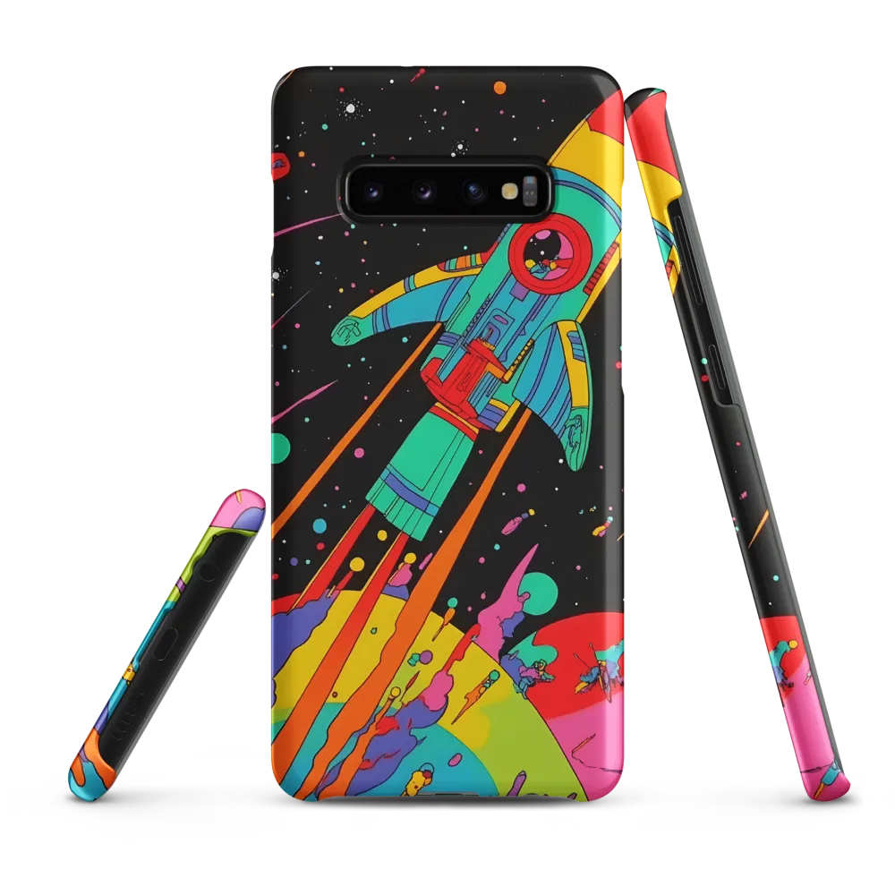 Cosmic Voyage: The Neon Lift-Off