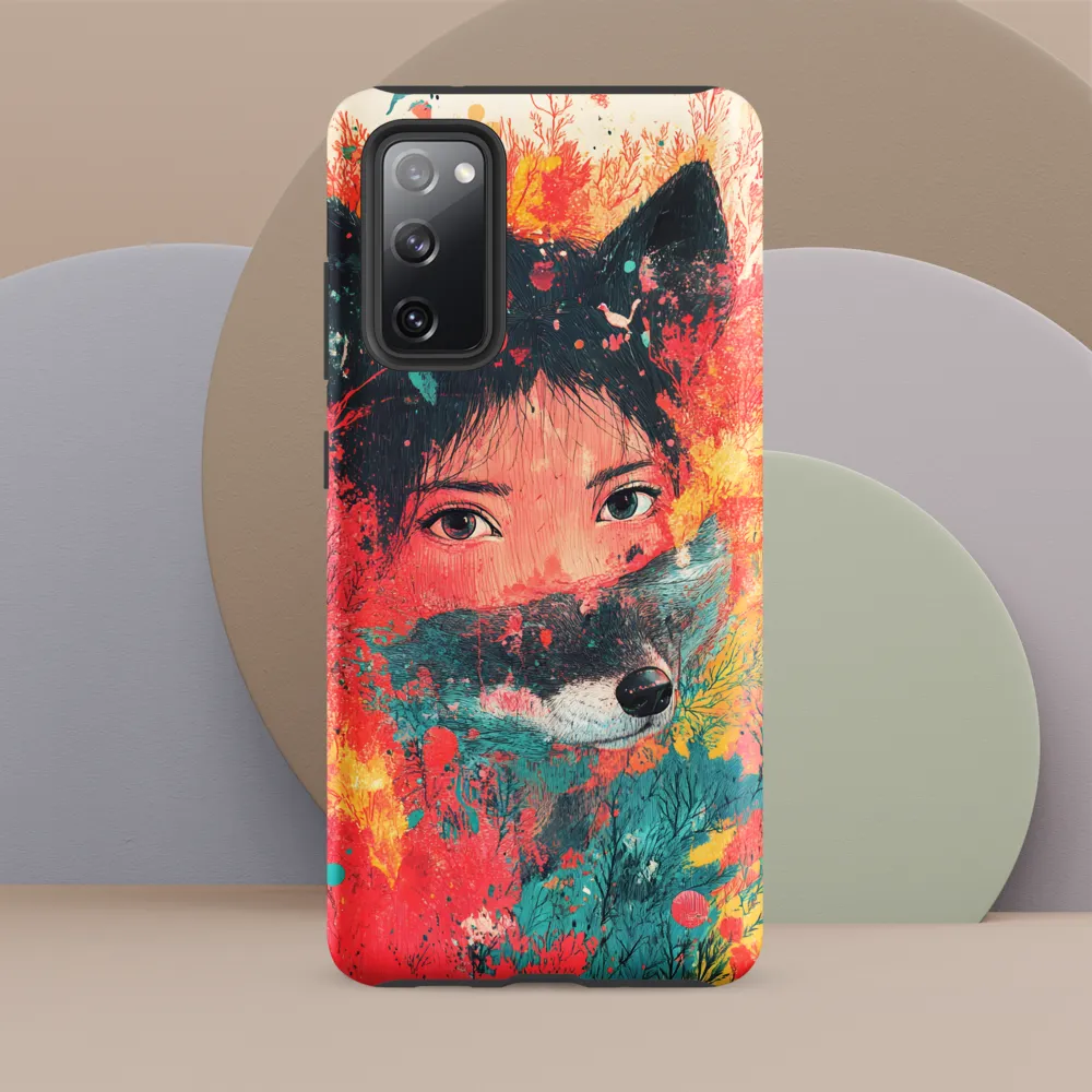 Harmony of Spirit: Girl and Wolf