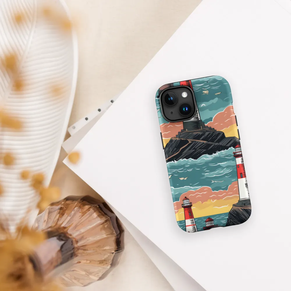 Lighthouses in a Whimsical Ocean