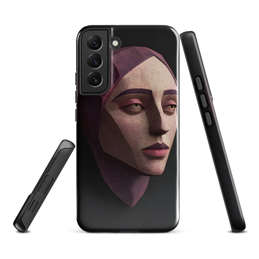 Geometric Elegance: A Contemporary Portrait