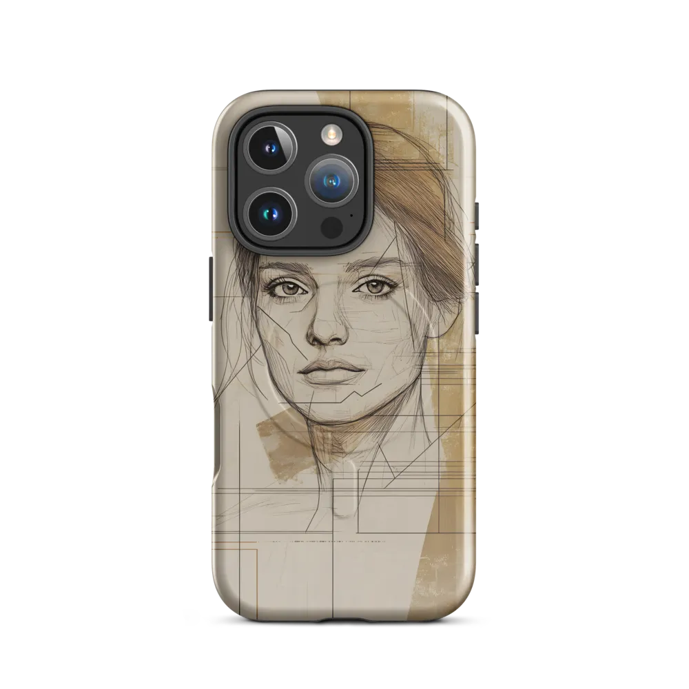 Geometric Elegance: A Modern Portrait