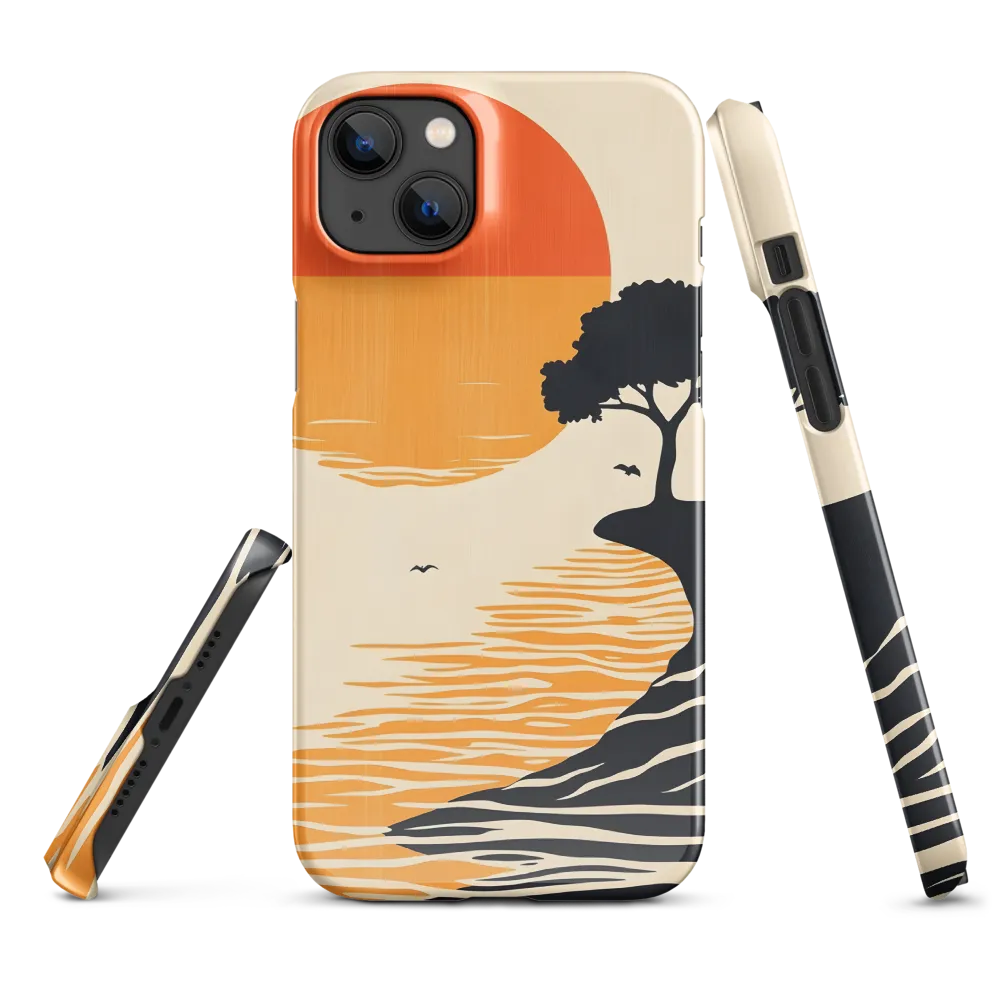 Serene Sunset | Phone Case |  14 Plus | Snap Case | Glossy