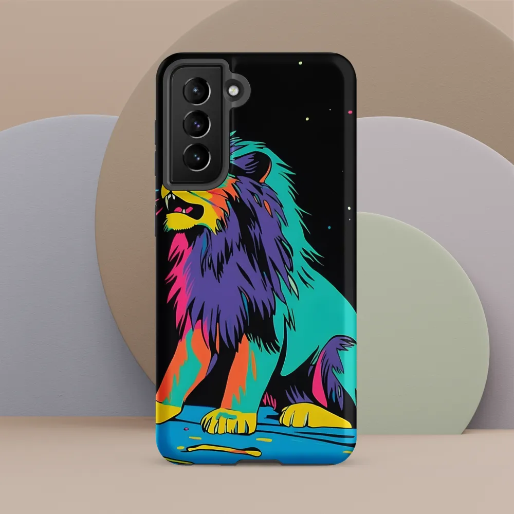 Roaring Colors: The Neon Lion