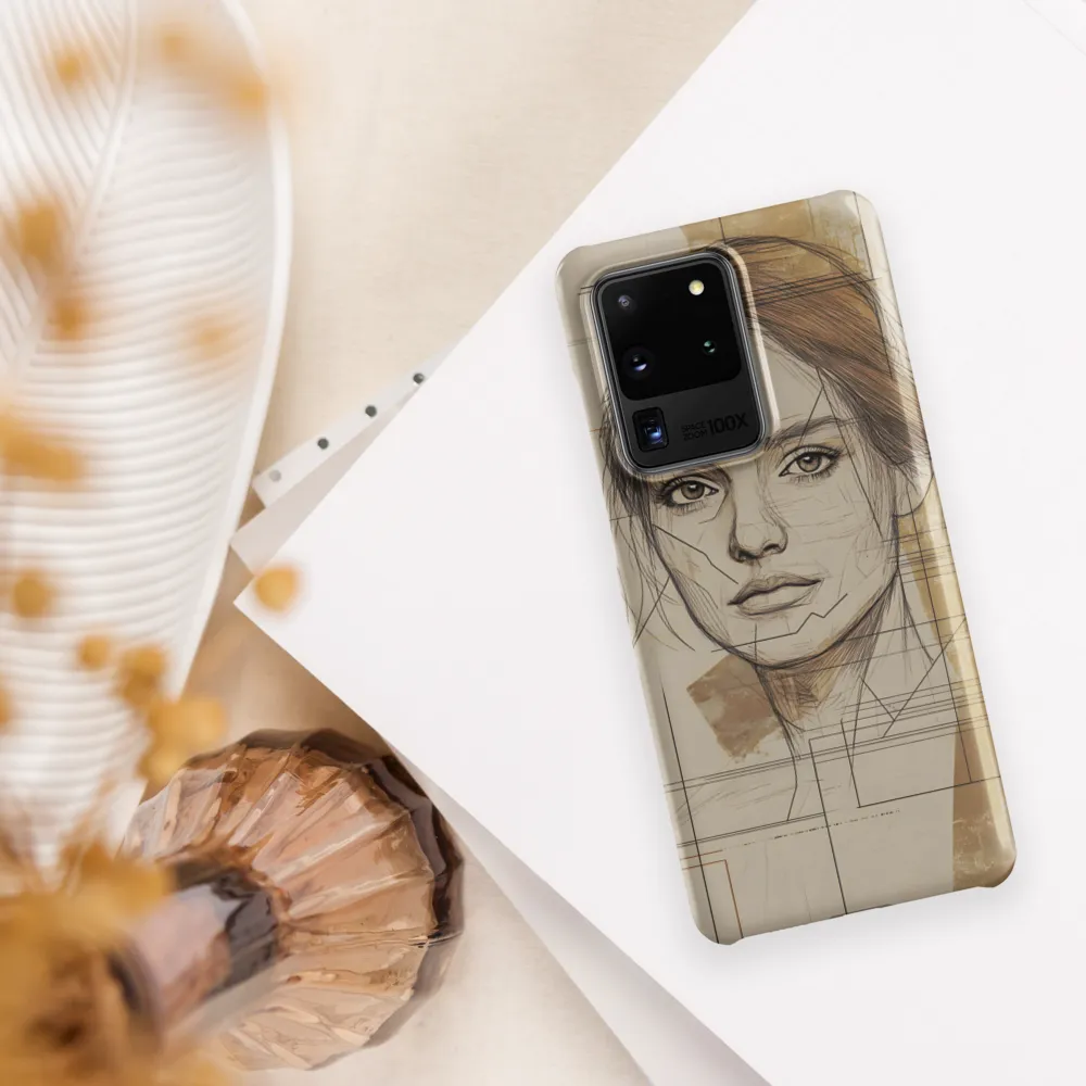 Geometric Elegance: A Modern Portrait