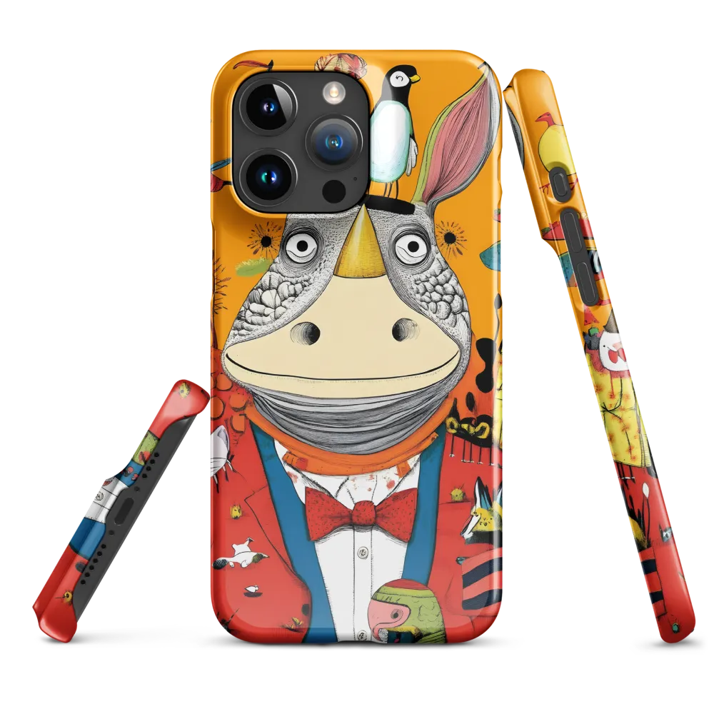 Whimsical Rhinoceros: A Playful Encounter